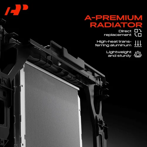 Miniatura 7 de A-Premium Radiador auxiliar de refrigeración adicional compatible con BMW 328i, 328i xDrive, 330e, 335i, 335i xDrive, 340i, 340i GT xDrive, 340i