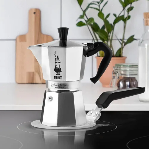 Miniatura 3 de Bialetti Placa de acero inoxidable, adaptador difusor de calor para cocina a inducción, acero, 6 pintas (Paquete de 6)