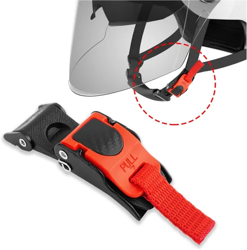 Kit de hebilla de liberación rápida para casco de motocicleta, correa de casco de motocicleta de acero inoxidable, accesorios universales para casco