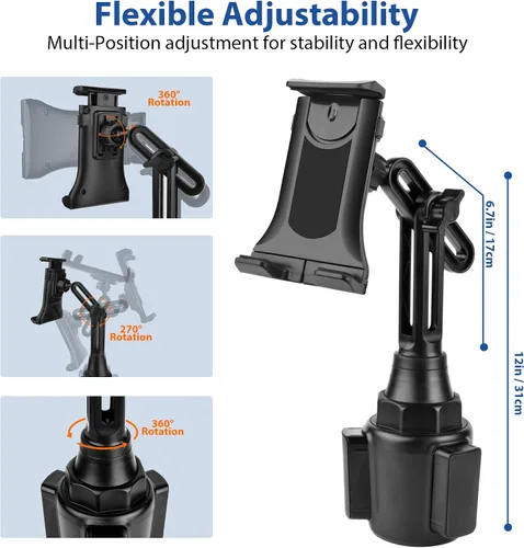 Miniatura 4 de leQuiven Soporte para teléfono para Galaxy S26 Ultra/S26+/S26/S25 Ultra/S25+/S25/S24 Ultra/S24/S24+/S23 Ultra/S23/S22/S21/iPad Mini 6, soporte
