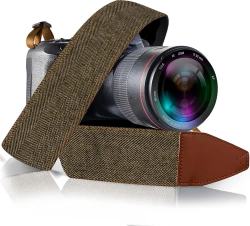 Miniatura 21 de Art Tribute Correa de cámara para el hombro, cinturón cruzado para todas las cámaras DSLR y sin espejo, incluyendo binoculares, correa universal