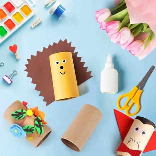 Miniatura 5 de Paquete de 20 rollos de cartón marrón para manualidades, tubos redondos gruesos para manualidades, proyectos hechos a mano (2.04 x 3.9 pulgadas)