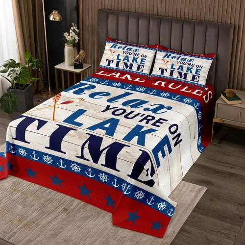 Miniatura 7 de Castle Fairy Colcha con diseño de bandera de Estados Unidos, diseño de camuflaje marrón, cuernos de ciervos y animales salvajes, para dormitorio