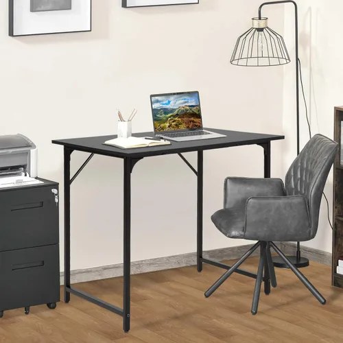 Miniatura 2 de BestOffice Escritorio para computadora, escritorio de oficina en casa, estilo moderno y simple para oficina en casa, estudio y escritura