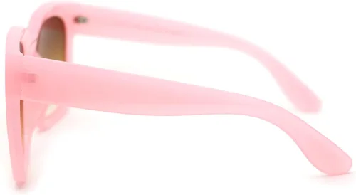 Miniatura 3 de Gafas de sol de plástico grueso con borde de cuernos para mujer, estilo novio, XXL