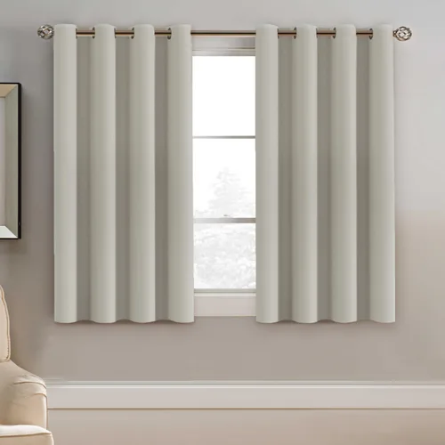 Miniatura 92 de H.VERSAILTEX - Cortinas blackout con aislamiento térmico y ojales en la parte superior, para patios, puertas correderas y división de habitaciones