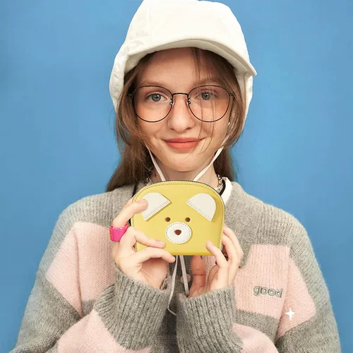 Miniatura 6 de YINHEXI RIFD - Bonita cartera con tarjetero para mujeres y hombres, pequeña cartera de cuero con cremallera para tarjetas de crédito para mujeres