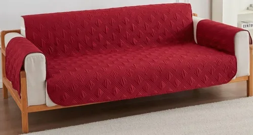 Miniatura 16 de Fundas para sofá de 3 plazas y 2 plazas y 1 plaza, funda de sofá reversible, funda acolchada ajustable para sofá, protectores impermeables