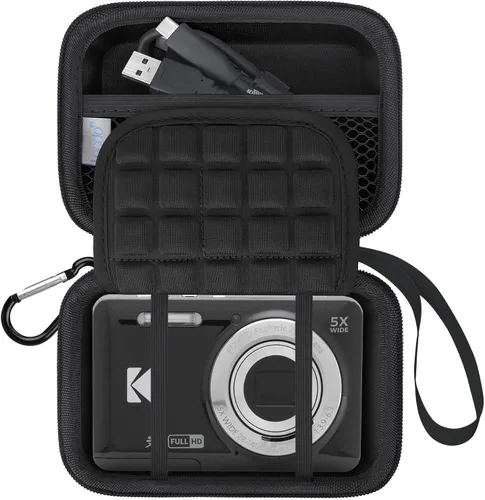 Lacdo Funda para cámara KODAK PIXPRO FZ55 / FZ45 / FZ53 / FZ43 16MP Vlogging bolsa de almacenamiento para cámara de almacenamiento, bolsa de malla