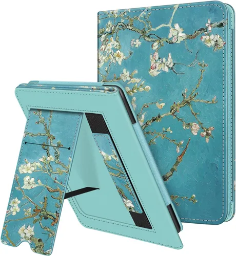 Miniatura 31 de Fintie Funda con soporte para Kindle de 6 pulgadas (11ª generación-2024/2022) - Funda de piel sintética con ranura para tarjeta de encendido y Negro
