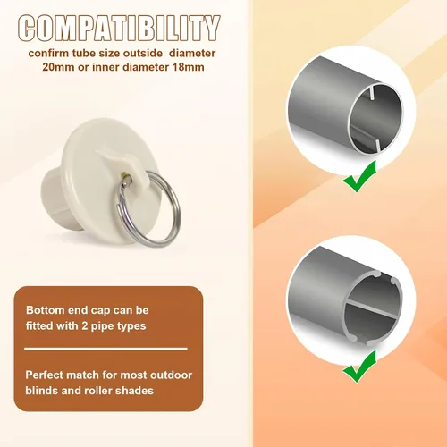 Miniatura 5 de Piezas de repuesto para cortina de sombrilla, kit de salto elástico, adecuado para persianas enrollables externas de Coolaroo, y compatible
