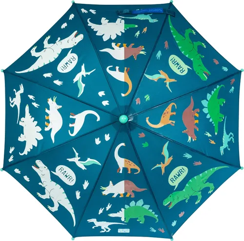 Miniatura 17 de Stephen Joseph Kids' Color Changing Wet Dry Umbrella, Water reacting, Pinch Free Umbrellas for Rain Children's Umbrella, BUTTERFLY, 23"X29