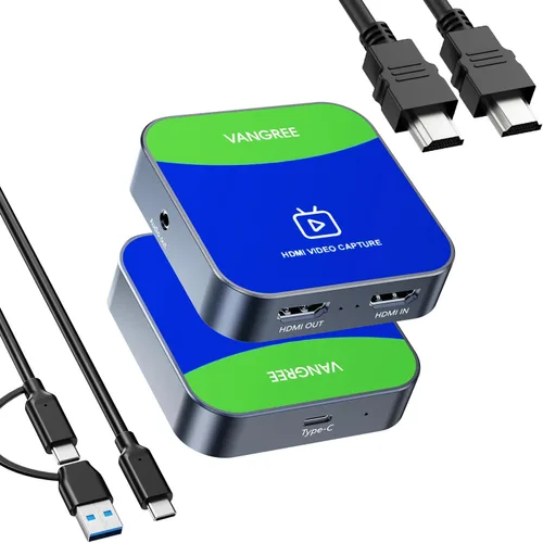 Miniatura 11 de Tarjeta de captura para Nintendo Switch, tarjeta de captura de audio y video 4K, grabadora HDMI 1080P 60FPS USB C 3.0 para juegos/transmisión