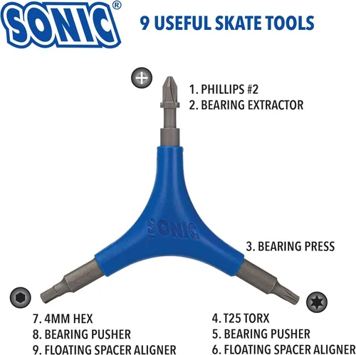 Miniatura 3 de Sonic Pro Patines en línea herramienta Azul