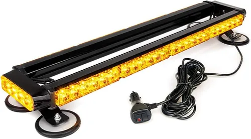 Miniatura 9 de Xprite Barra de Luces Estroboscópicas Intermitentes LED COB Ámbar para Techo de Doble Cara de 21" de Alta Visibilidad Luces de Baliza de Advertencia