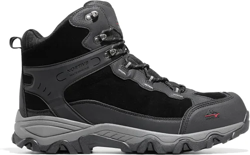Miniatura 3 de NORTIV 8 - Botas de senderismo impermeables para hombre, zapatos de montañismo ligeros para exteriores