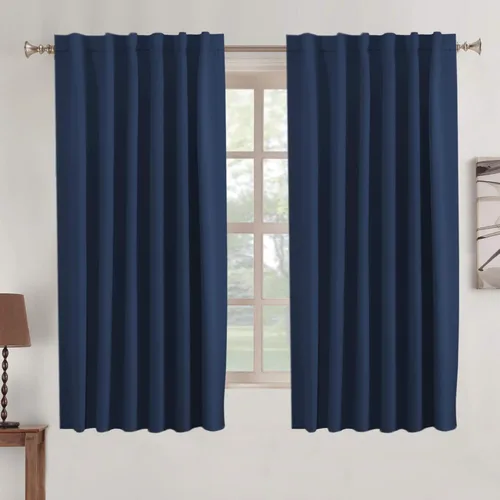 Miniatura 57 de Turquoize Cortinas Opacas para Tratamiento de Ventana con Trabillas Traseras para Sala de Estar/Dormitorio, Tratamientos de Ventana con Aislamiento