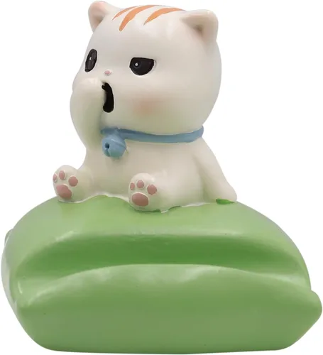 Miniatura 6 de BOLLEY JOSS Soporte de escritorio para teléfono celular, soporte de resina para teléfono inteligente con animales lindos para oficina, manos libres
