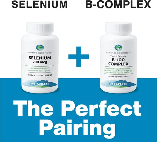Miniatura 4 de Earth's Splendor Suplemento de selenio de 200 mcg para hombres y mujeres, apoya la salud antioxidante y el sistema inmunológico