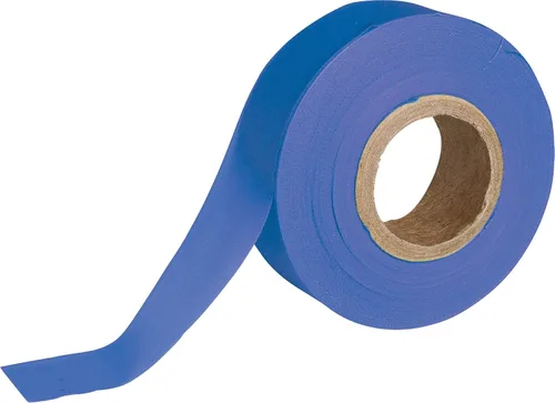 Miniatura 2 de Brady Cinta de señalización azul para límites y áreas peligrosas, cinta no adhesiva, 1.188 pulgadas de ancho, 300 pies de longitud (paquete de 1)