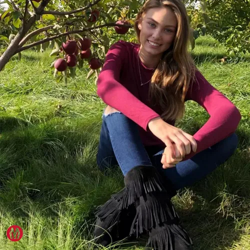 Miniatura 6 de Minnetonka Botas con flecos de 3 capas para mujer