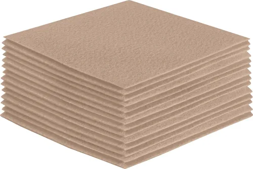 Miniatura 16 de FabricLA Hojas de fieltro acrílico para manualidades, cuadrados de fieltro precortados suaves de 4 x 4 pulgadas (3.9 in x 3.9 in), utiliza hojas