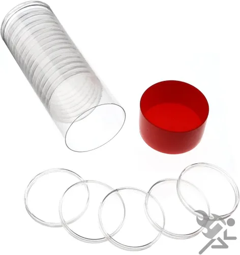 Miniatura 8 de OnFireGuy Tubo de almacenamiento para cápsulas de monedas y 20 porta monedas Air-Tite H40 de ajuste directo para águilas de plata de 1 oz