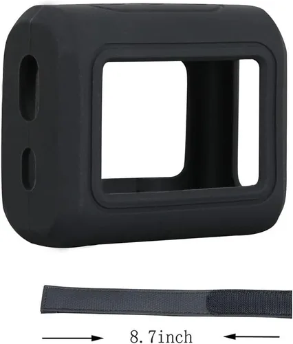 Miniatura 4 de Hermitshell Funda rígida de viaje para altavoz Bluetooth portátil JBL Go 3 / Go 4 (carbón, funda de silicona)
