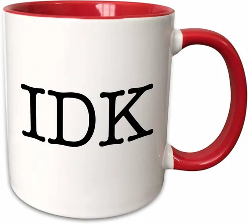 Miniatura 8 de 3dRose Idk - Taza de dos tonos, 11 onzas, multicolor 2-Varios