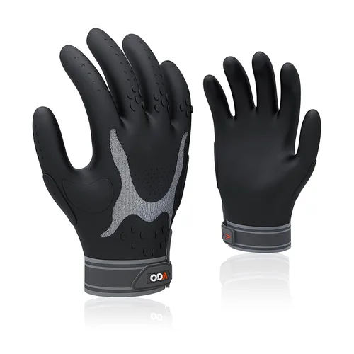 Vgo... NGG X1 Guantes de trabajo Gription sin costuras, guantes de trabajo para hombres, guantes antideslizantes para almacenamiento y conductores