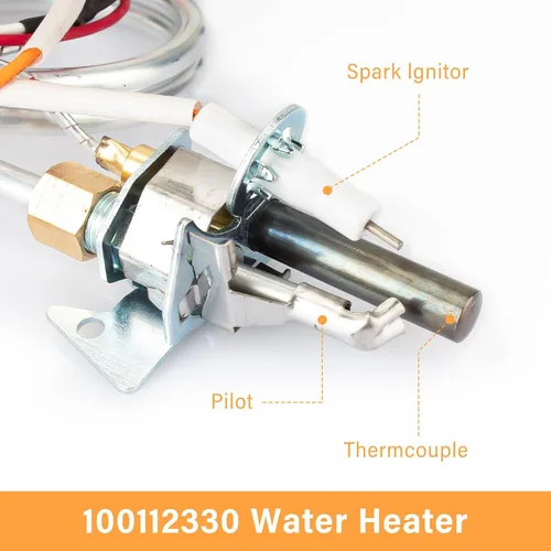 Miniatura 4 de 100112330 9007876 9007877 - Conjunto piloto de calentador de agua compatible con 300 301 Series Whirlpool, apto para A.O.Smith, American, State