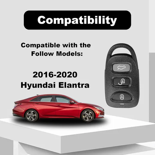 Miniatura 6 de Reemplazo del mando a distancia sin llave para Hyundai Elantra 2016 2017 2018 2019 2020 OSLOKA-423T Control remoto de entrada sin llave 433MHz