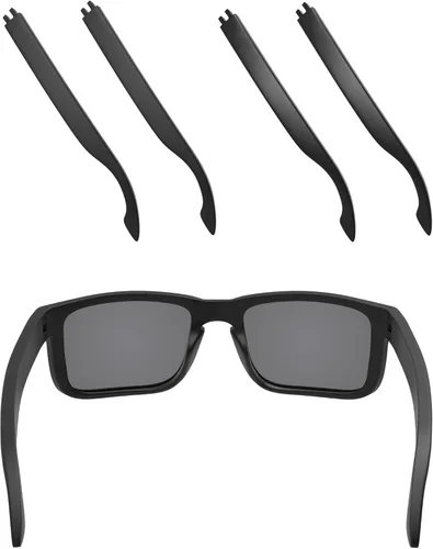 Miniatura 5 de EZReplace 1 par/2 pares de patillas de repuesto para gafas de sol Oakley Holbrook OO9102 OO9244/Holbrook XL OO9417 Negro