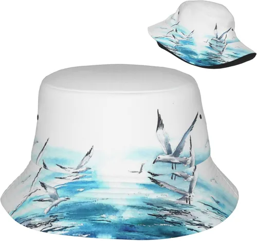 Miniatura 14 de Bucket Hats for Women Sun Beach Travel Cap Unisex Men Bucket Hat