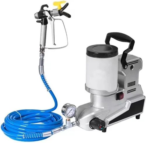 Pulverizador de pintura sin aire de alta presión, pulverizador de pintura de emulsión de 1600W, pulverizador sin aire de pinturas de látex a base de
