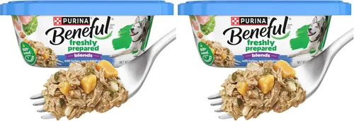 Miniatura 16 de Purina Beneful Freshly Prepared Blends - Paquete variado de alimentos húmedos para perros con carne de res, pollo o cordero, (paquete de 12) tubos