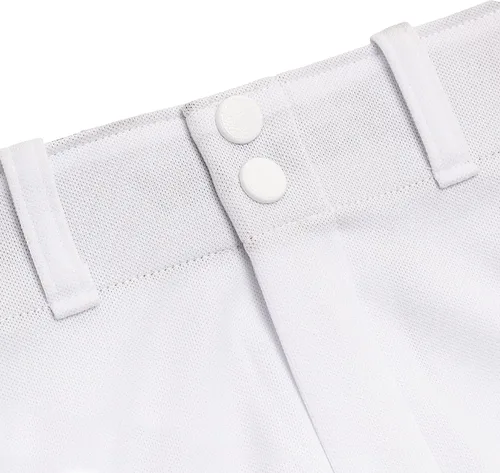 Miniatura 9 de Franklin Sports Pantalones de béisbol y sóftbol juveniles, hasta la rodilla + pantalones de béisbol de ajuste relajado para niños, color blanco