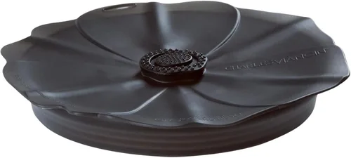 Charles Viancin - Tapa de silicona Poppy Pop para almacenamiento de alimentos - 8 pulgadas/7.9 in - Sello hermético en cualquier superficie lisa de
