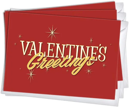 Miniatura 7 de Wright Home & Gift Divertidas tarjetas de felicitación del día de San Valentín/Galentines Paquete de 20 unidades a granel + 20 sobres (5 x 7)