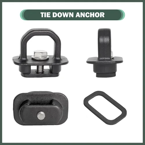 Miniatura 3 de Anclajes de amarre de aluminio para caja de camión, anclaje de pared lateral para Chevy Silverado/GMC Sierra 2007-2023, Chevy Colorado/GMC Canyon