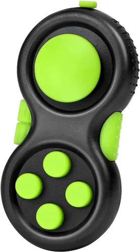Miniatura 26 de juguete original de concentración Fidget, juego de controlador clásico de goma con 8 funciones Fidget y cordón - Excelente para aliviar el estrés