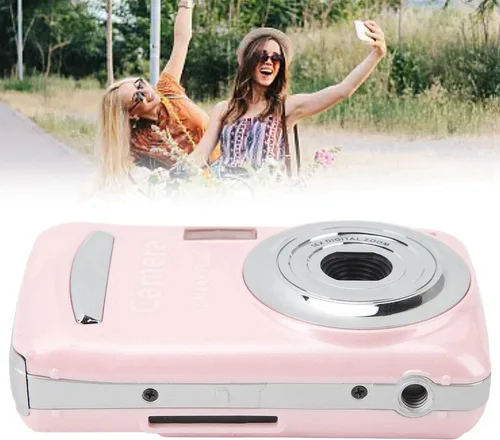 Yunseity 1080P Full HD 16X Zoom 64MP Cámara digital de apuntar y disparar, pantalla IPS de 2.4 pulgadas, cámara de enfoque automático para vlogging