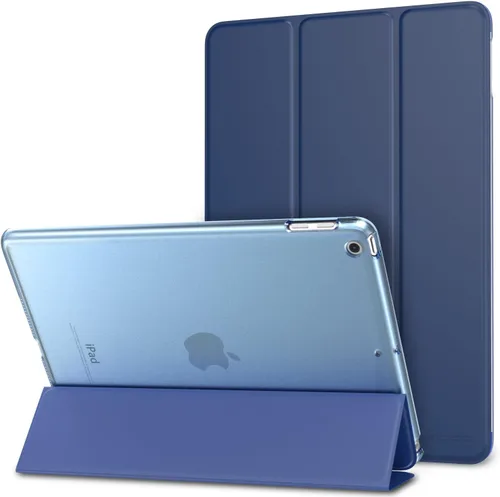 Miniatura 29 de MoKo Funda para iPad 9.7 2018/2017 de 5ª / 6ª Generación - Funda delgada y ligera con soporte para Smartphone con parte trasera translúcida