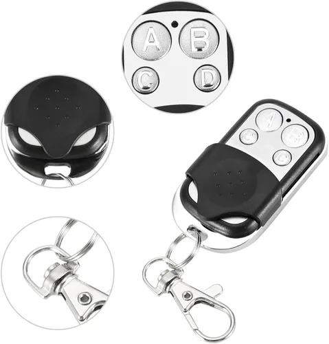 Miniatura 2 de Control remoto inalámbrico universal de 4 piezas, clon remoto de frecuencia fija de 433.92 Mhz con sistema de control remoto de 4 canales antirrobo