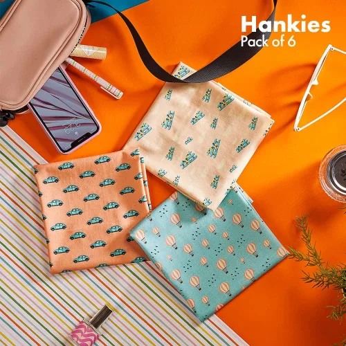Miniatura 2 de HexaFun Pañuelo unisex de algodón orgánico 100% puro, tamaño grande