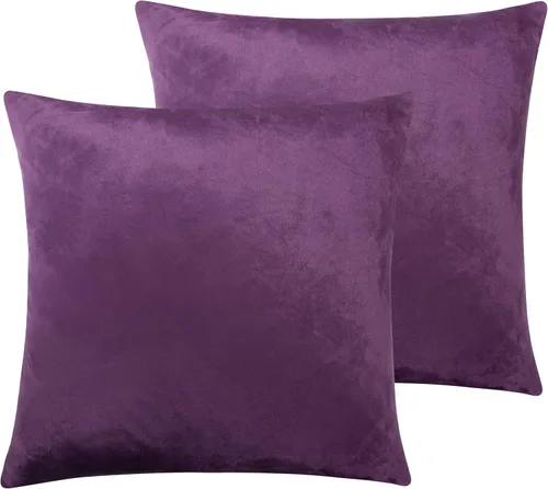 Miniatura 43 de NTBAY - Fundas de almohada de terciopelo con cierre para niños pequeños, 2 unidades, acogedoras, de lujo, de franela y felpa, para viajes, 33 x 46