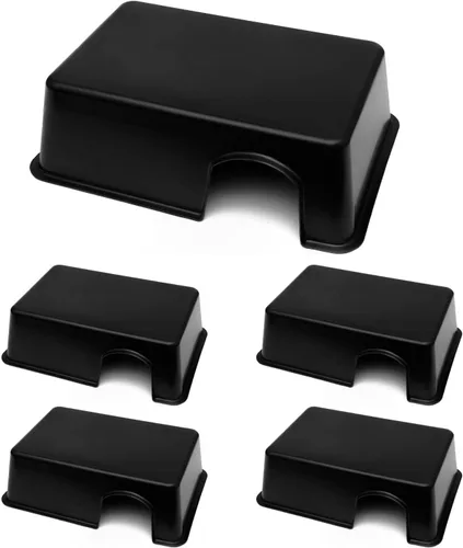 Miniatura 10 de Jungle Bob - Caja de piel rectangular para reptiles y serpientes - Plástico duradero - Crea un retiro oscuro para reducir el estrés de las mascotas