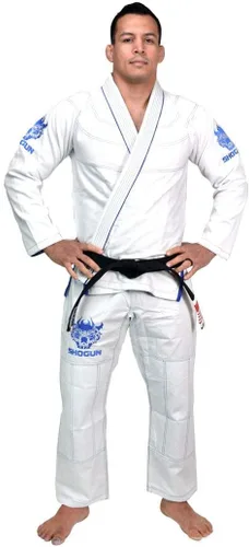 Miniatura 3 de SHOGUN Fight Jiu Jitsu Gi Tao Premium 15.87oz tejido de perlas de algodón BJJ