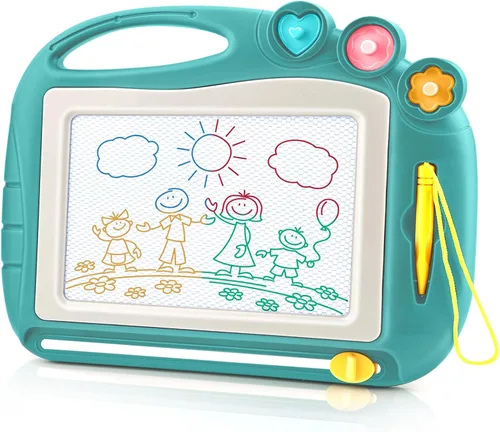 Miniatura 10 de Tablero de dibujo magnético, juguetes para niños de 1, 2, 3 años, bloc de bocetos, cumpleaños, Pascua, Navidad, Halloween, regalos de juguete