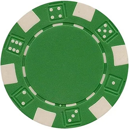 Miniatura 10 de Da Vinci, 50 fichas de póquer de cerámica compuesta, rayas, 11,5 gramos. Blanco